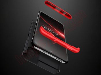 GKK 360º black and red case for Xiaomi Redmi Note 10 4G (M2101K7AI)
